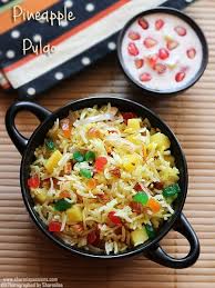 Pineapple Pulao Recipe Easy Pulav Recipes Sharmis Passions Pulao Recipe Indian Food Recipes Vegetarian Rice Side Dish Recipes
