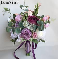 Check spelling or type a new query. Janevini Lilac Purple Peony Wedding Flowers Bridal Bouquet Vintage Artificial Silk Rose Bride Bouquet Holder Wedding Brooch 2019 Buy At The Price Of 49 97 In Aliexpress Com Imall Com
