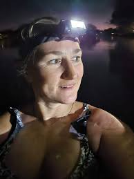 Night swim at Cedar Lake with friends