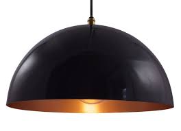 Globe copper pendant chandeliers & ceiling fixtures. Black Brushed Copper Globe Henry Enrique Lighting