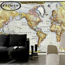 us 11 05 25 off custom 3d photo wallpaper european nautical chart map world map wallpaper decorative lobby studio wallpaper papel de parede in