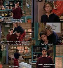Ross And Rachel On Friends Best Scene Ever Friends Friends Tv Show Quotes Tv Show Quotes Friends Tv