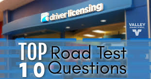 You scored %%score%% out of %%total%%. Top 10 Road Test Questions Valley Driving School