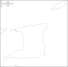 This map was created by a user. Trinidad And Tobago Free Map Free Blank Map Free Outline Map Free Base Map Boundaries White Trinidad Map Trinidad And Tobago Trinidad