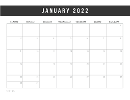 free printable january 2022 calendars world of printables