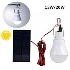 1 5pcs Portable Solar Power Bulb Led Outdoor Indoor Camping Tent Garden Lamp Lot Ebay
