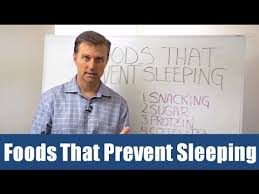 Foods That Prevent Sleeping Youtube Doctor Of Chiropractic Eric Berg Dr Berg