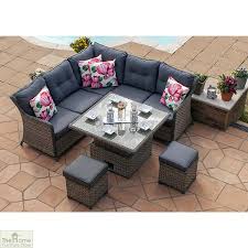 Frontier furniture allows you to choose the style, stain, color, wood type, upholstery and more! Casamore Corfu Woodash Casual Corner Dining Set Furniture