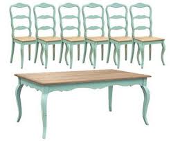 French Country Dining Turquoise French Dining Table Set 1 Table 6 Chairs Country Dining Tables French Country Furniture French Country Dining