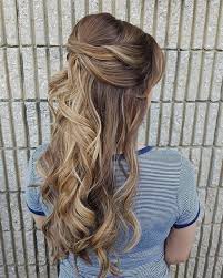 Half Up Half Down Wedding Hairstyles Partial Updo Bridal Hairstyles A Great Options For The Long Hair Styles Hair Styles Wedding Hairstyles Half Up Half Down