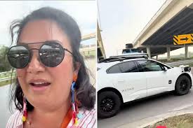 Driverless Waymo taxi 'traps' passengers while stopped