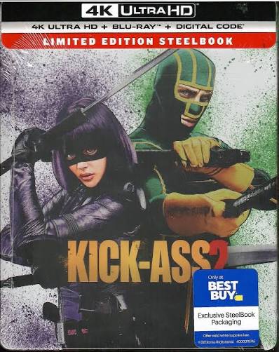 Kick-Ass 2 4K SteelBook (2013)(Exclusive) – Blurays For Everyone