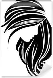 Hair Icon Wall Mural Pixers We Live To Change Hair Icon Hair Clipart Hair Vector