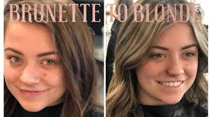 An easy style that can be. Going Blonde Balayage On Dark Hair Youtube