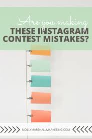 Follow me here on instagram. Are You Making These Instagram Contest Mistakes Molly Marshall