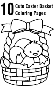 Rabbit and basket with easter eggs. Top 10 Free Printable Easter Basket Coloring Pages Online Easter Coloring Pages Easter Egg Coloring Pages Easter Colouring