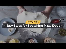 4 Easy Steps For Stretching Pizza Dough Pizza Dough Incredible Pizza How To Make Pizza
