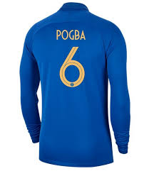 The most expensive player on the planet. Cheap Paul Pogba 6 2019 World Cup France Long Sleeve Centenary Soccer Jersey Shirt France Top Football Kit Wholesale