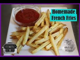 Homemade French Fries Ninja Foodi Grill Recipes Youtube Homemade French Fries Recipes Grilling Recipes