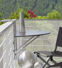 Basic Plus Hanging Balcony Table With Folding Resin Top Narrow Balcony Small Balcony Balcony Decor