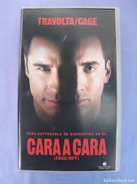 película cara a cara en vhs, john travolta y ni