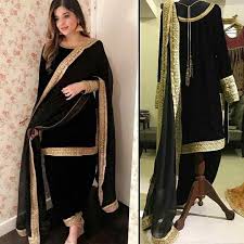 Velvet Kameez Punjabi Patiala Salwar Party Wear Indian Pakistani Stitched Suit Handmade Salwarkame Indian Designer Outfits Pakistani Fashion Casual Fashion