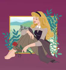 Lynn Eya On Instagram Briar Rose This Design Is For Sale As A Pin Design Send Me A Dm If Yo Disney Fan Art Aurora Disney Disney Princesses And Princes