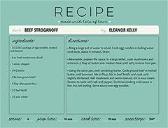 The index cards may run you less than a dollar for a package of 100 cards. Recipe Card Maker Personalize Free Recipe Template Online