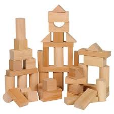 Toddler Wooden Blocks In Assorted Shapes Wooden Building Blocks Wooden Toys Toys