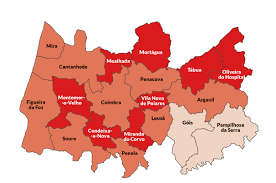 A princípio, o objetivo principal do mapa. Taxa De Infeccao Sobe Em Cinco Concelhos Da Regiao De Coimbra E Desce Em Quatro
