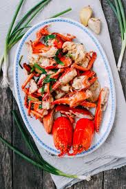 cantonese style ginger scallion lobster