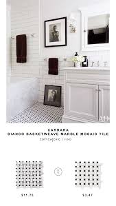 Inspired by urban contemporary design, marble weave is a fashionable and versatile option for creating striking, modern designs. Carrara Bianco Basketweave Marble Mosaic Tile Copycatchic