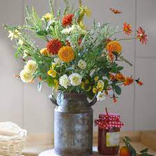 Still life with a bunch of flower. Artificial Flowers In Vase 13 Best Fake Flowers In Vases To Buy