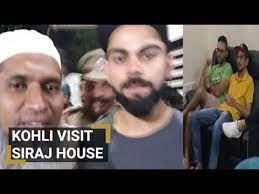 Mohammed siraj played a typical hyderabadi host to his fellow rcb teammates and served sumptuous biryani and other hyderabadi delicacies. Virat Kohli And Team Visit Siraj House In Hyderabad Youtube