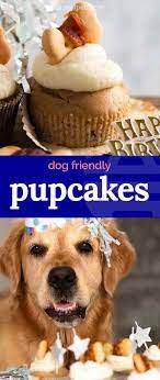 Pupcakes Dog Cupcakes With Frosting Recipe Dog Cupcakes Dog Cake Recipes Pupcakes