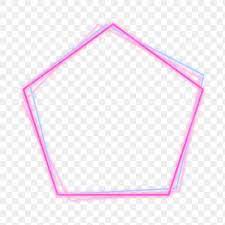 Pink And Blue Pentagon Neon Frame Design Element Free Image By Rawpixel Com Aum Frame Design Design Element Neon