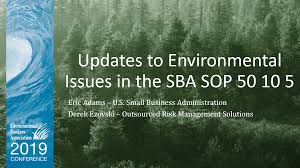 Edrs Update On Revisions To The U S Sbas Environmental