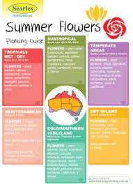 Flowers to plant now in melbourne. Gardening And Planting Calendar Australian Climates Summer Flowers Searles Gardening