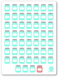 blank create your own 52 week savings challenge pdf