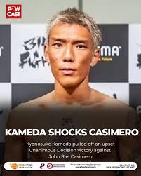 Kyonosuke Kameda shocks John Riel Casimero Kyonosuke Kameda pulled off an  upset Unanimous Decision victory over John Riel Casimero. #powcast #boxing  -admin win