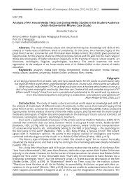 Spacex is developing a low latency, broadband internet system to meet the needs of consumers across the globe. Pdf Fedorov A Film Studies 25 Articles 2012 2015 English Language