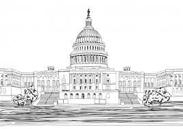 The front page of the internet. United States Capitol Building Kidspressmagazine Com Landscape Drawings United States Capitol Castle Coloring Page