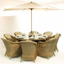 The blenheim oval and the regent round sets are the largest of the 8 seaters. Hampshire 8 Seater Outdoor Dining Set Buy Garden Furniture Online