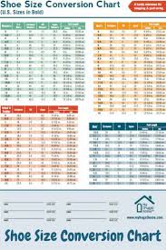 Printable Shoe Size Conversion Chart Shoe Size Chart Kids Shoe Size Conversion Shoe Size