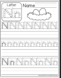 Letter N Worksheets For Kindergarten Letter N Worksheet Tracing Worksheets Preschool Handwriting Worksheets For Kids