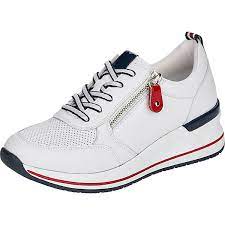 Schuhe für damen von remonte 2021: Remonte D3207 80 Sneakers Low Weiss Mirapodo