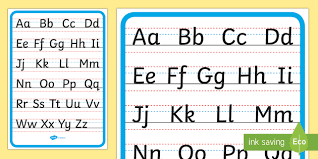 Mix up the pieces and then match uppercase and lowercase letters to make a long . Uppercase And Lowercase Letter Chart Eylf Resources Abc