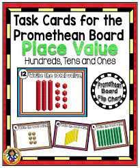 Task Cards For The Promethean Board Place Value Tpt