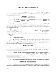 If you feel that this is a joke, then read on. Free Last Will And Testament Forms And Templates Word Pdf