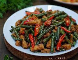 Resep Oseng Kacang Panjang Tahu In 2021 Resep Tumis Resep Masakan Resep